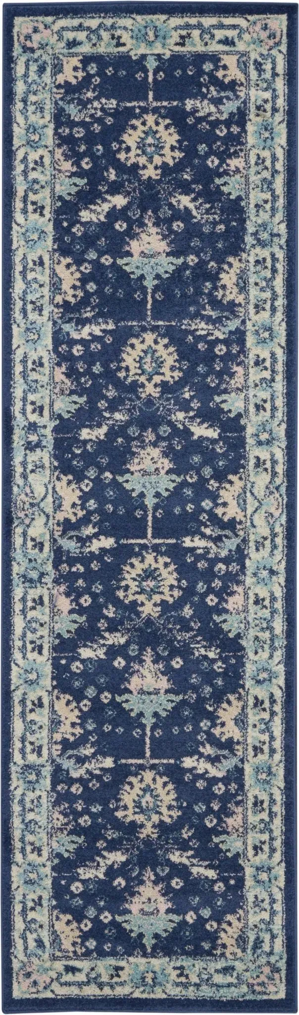 Tranquil TRA10 Navy/Ivory Rug