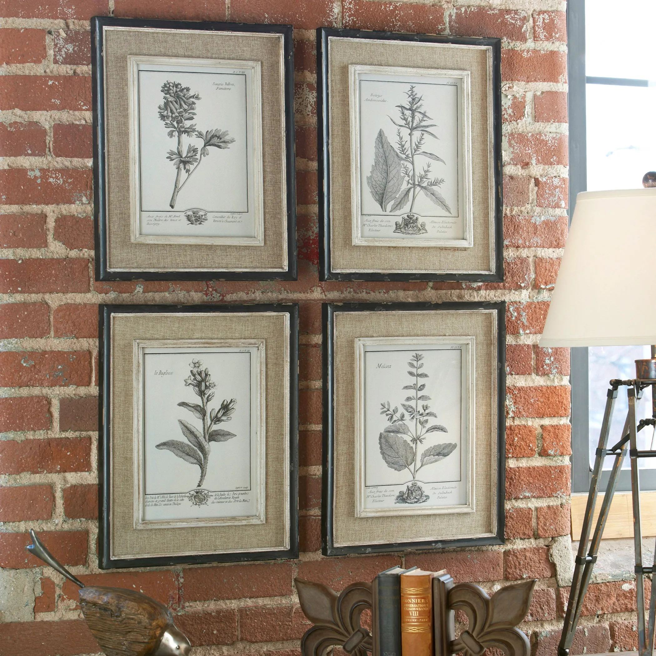 Uttermost Casual Grey Study Framed Art Set/4