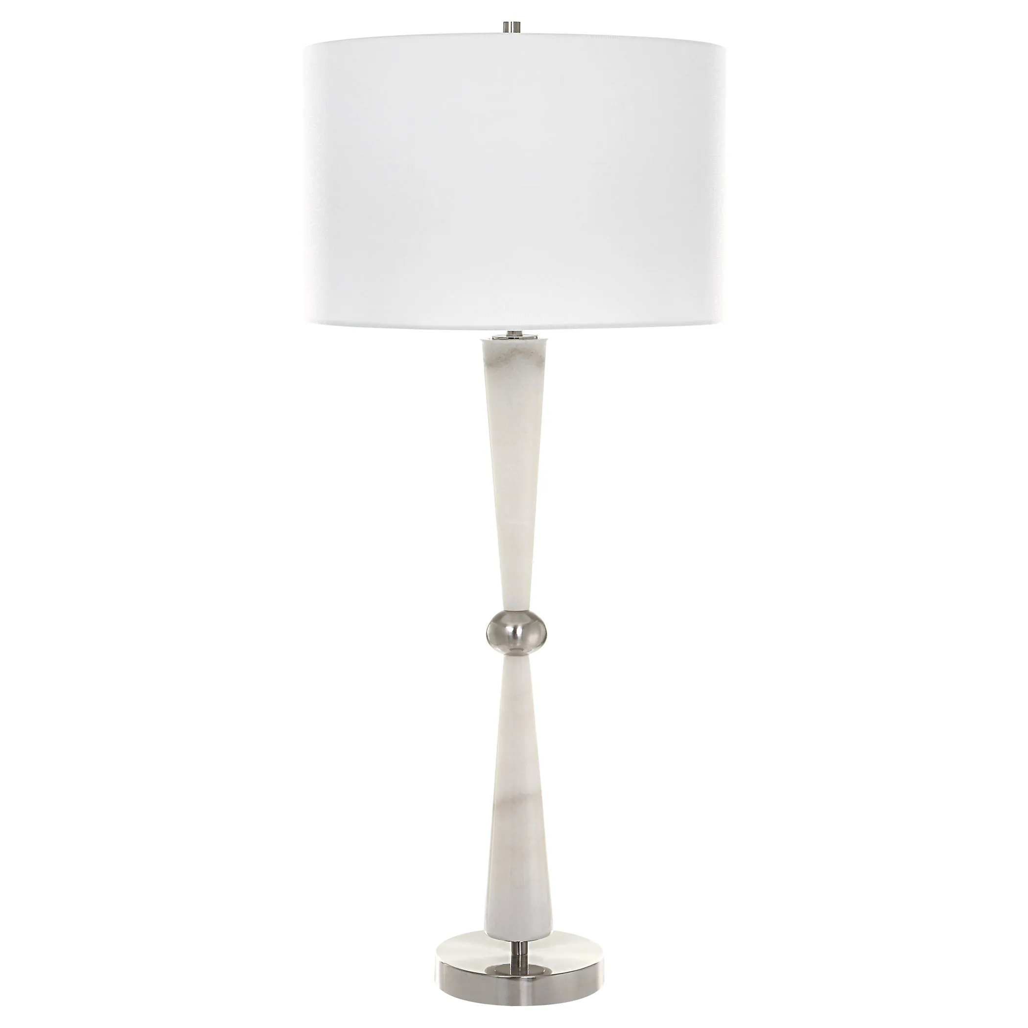 Uttermost Hourglass White Table Lamp