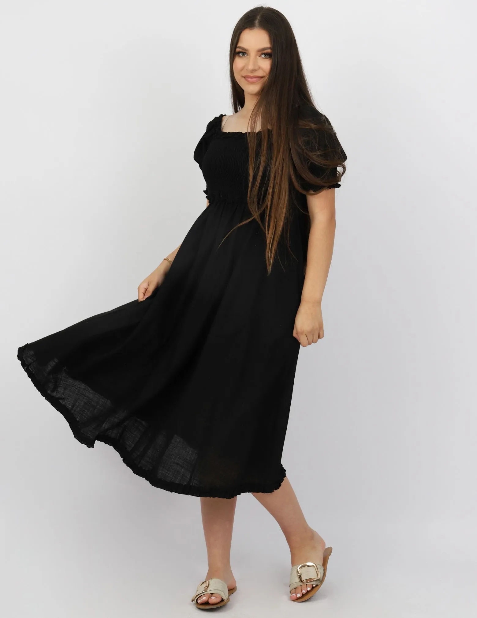 Velora Off Shoulder Dress