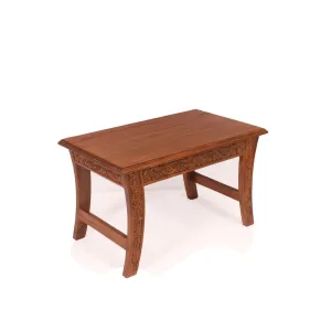 Versatile Classic Carving Border Wooden Coffee Table