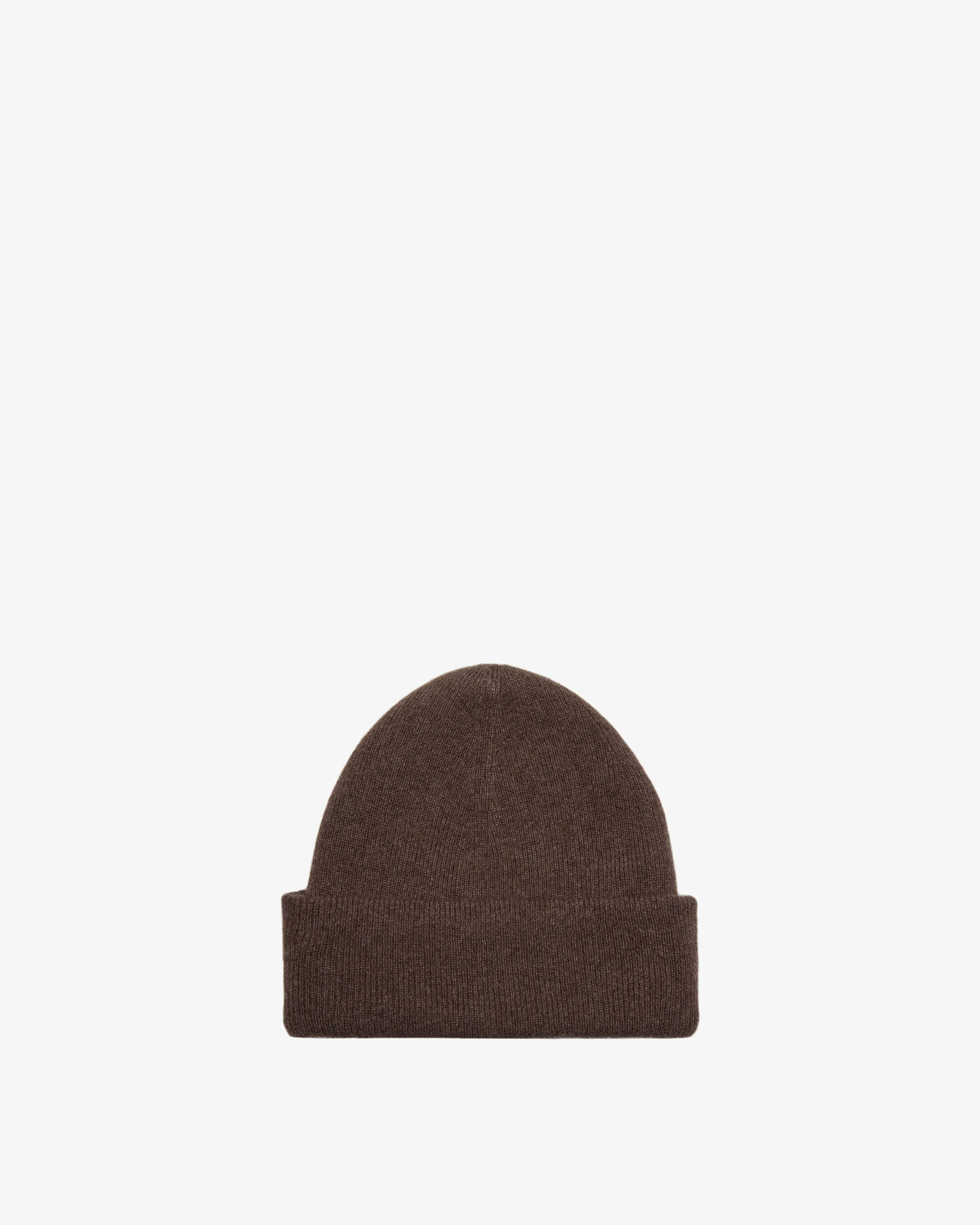 Westray Ribbed Cashmere Beanie - Coffee