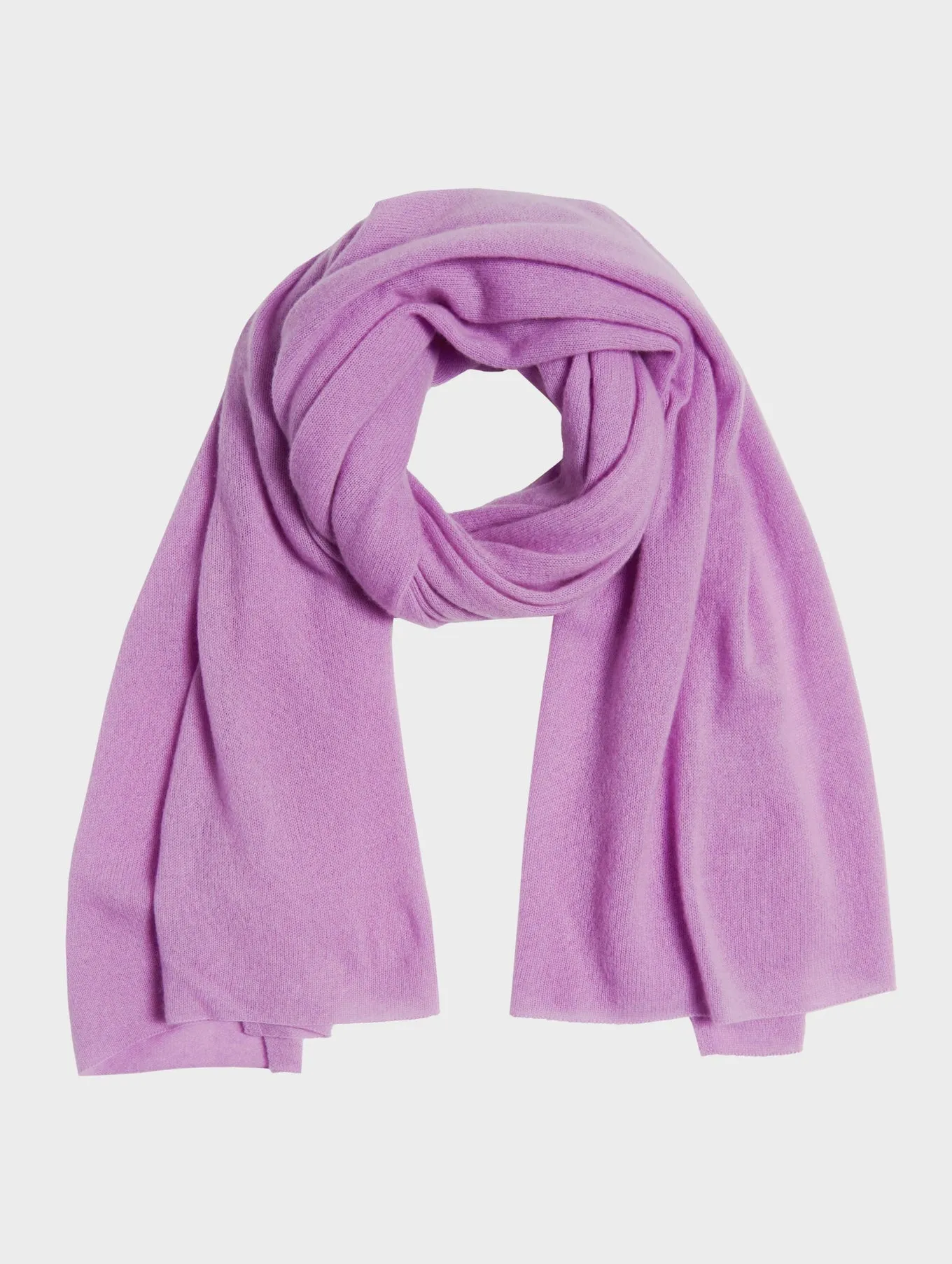 White   Warren - Cashmere Travel Wrap in Bright Lavender