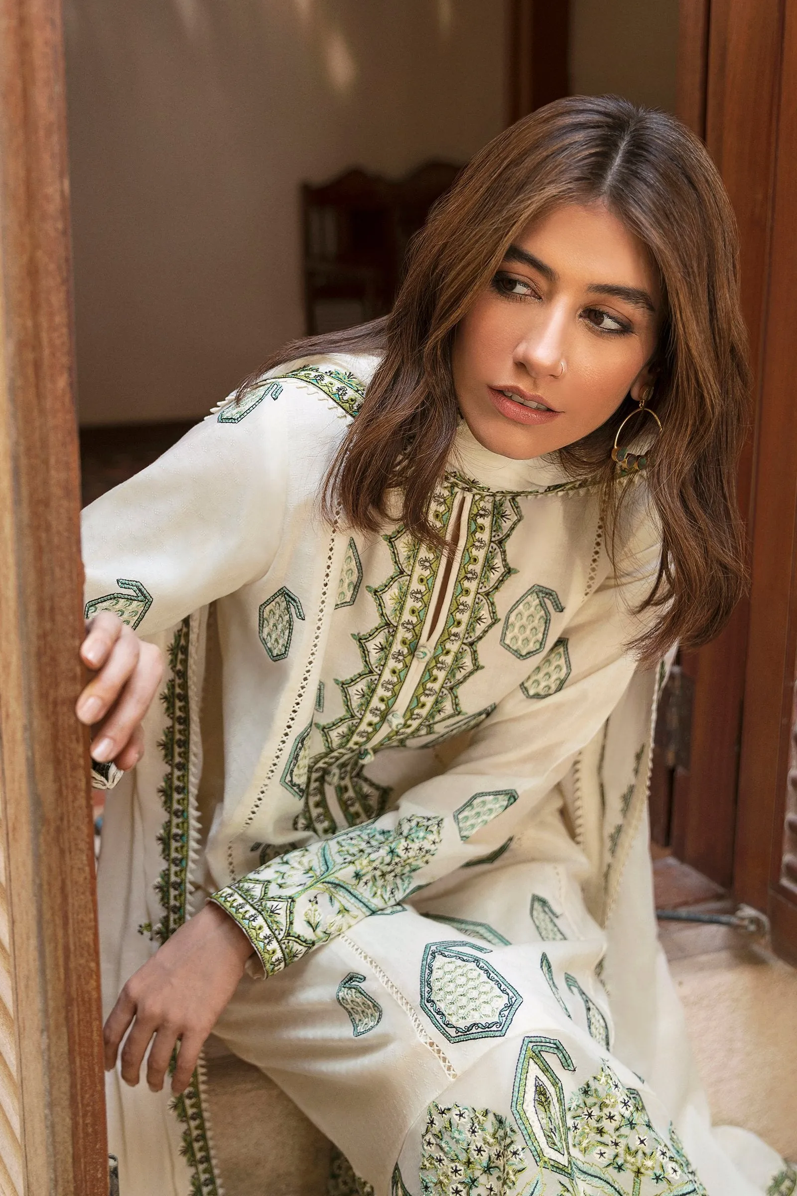 Zaha by Khadijah Shah Lawn Collection – ROWSHAN  (ZL21-15 B)